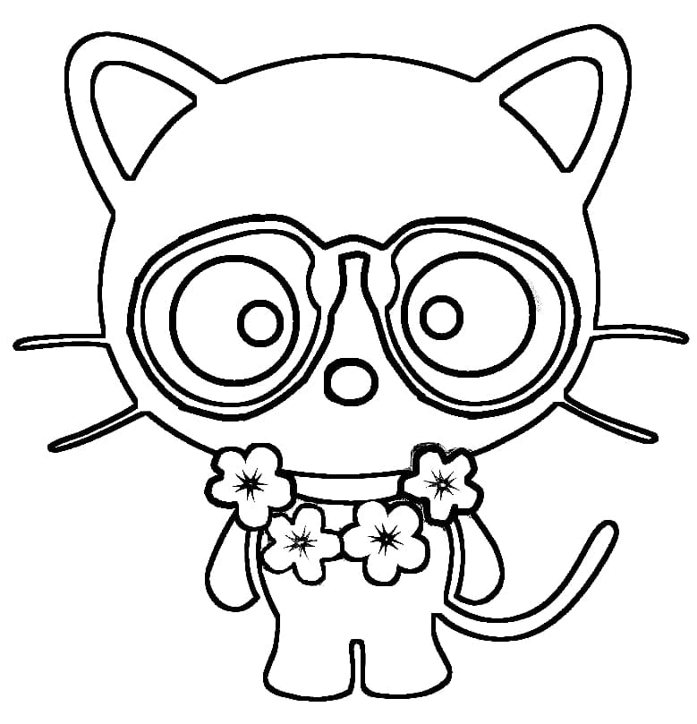 Coloriage Sanrio Chococat