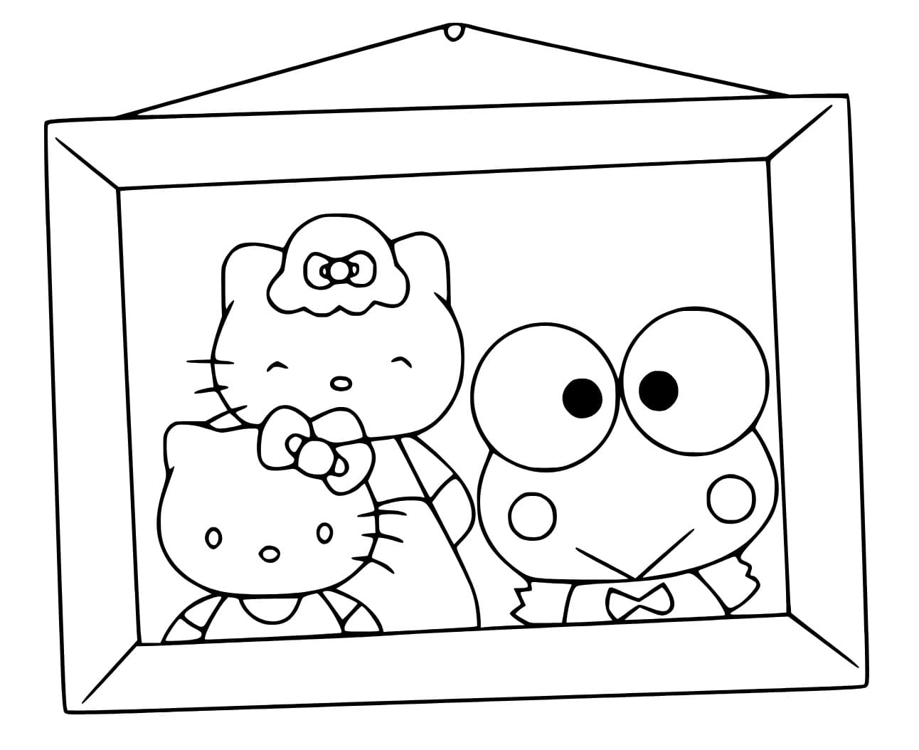Coloriage Sanrio Imprimable