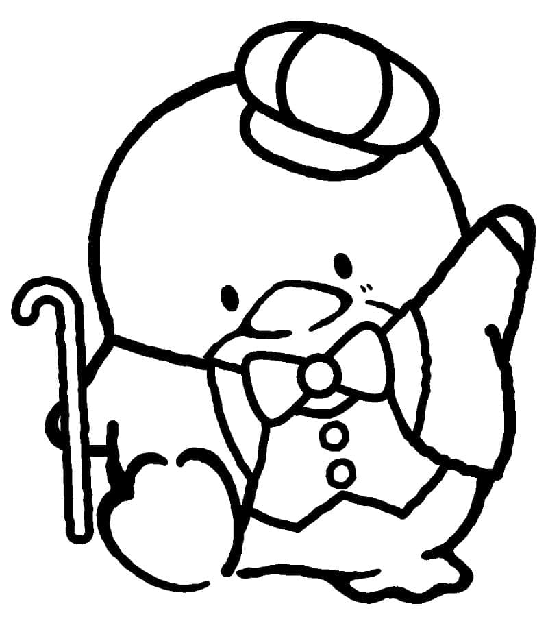 Coloriage Tuxedo Sam dans Sanrio