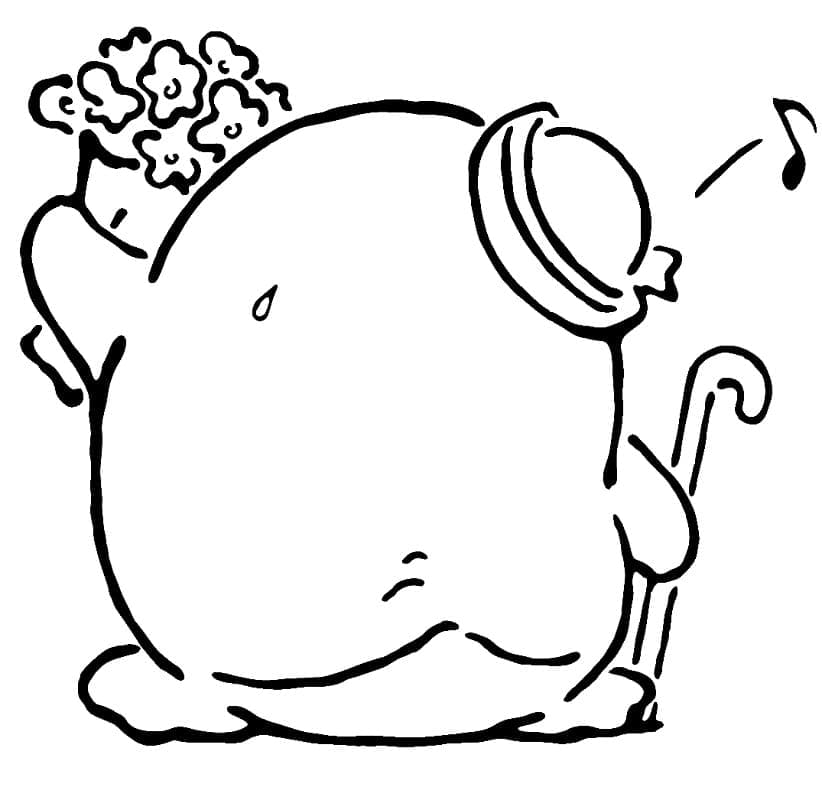 Coloriage Tuxedo Sam de Sanrio
