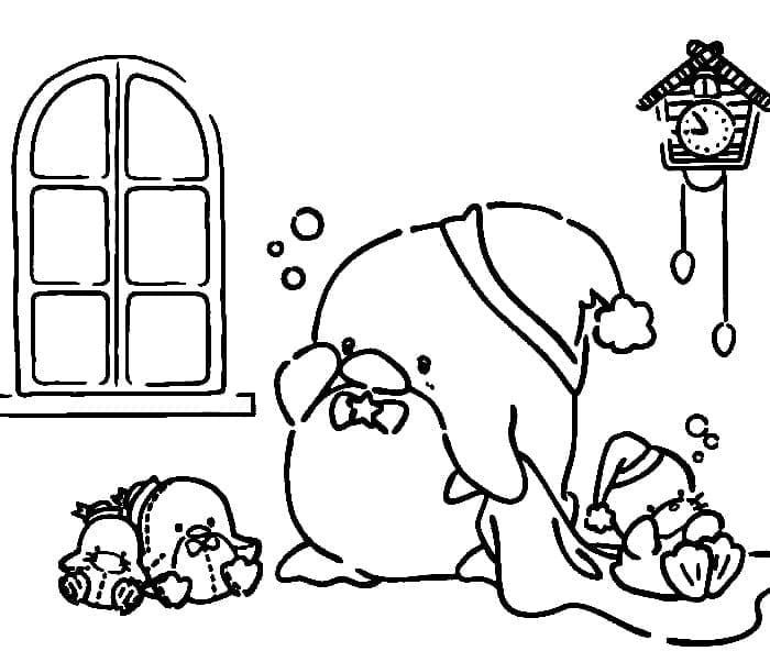 Coloriage Tuxedo Sam Gratuit Pour les Enfants