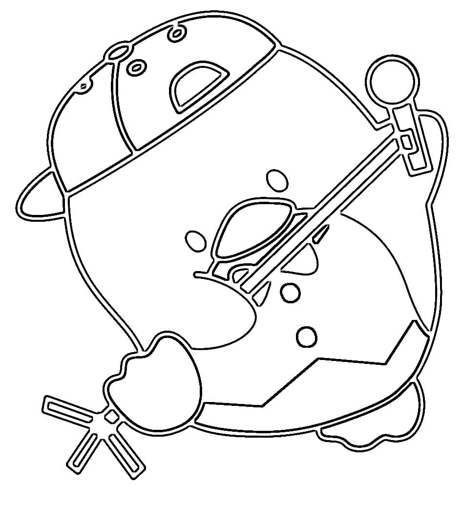 Coloriage Tuxedo Sam Gratuit