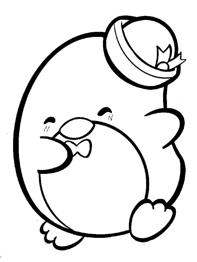 Coloriage Tuxedo Sam Heureux