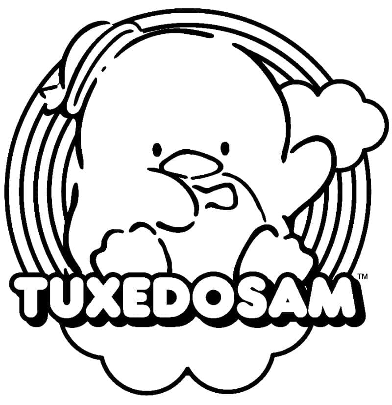 Coloriage Tuxedo Sam Imprimable Gratuit