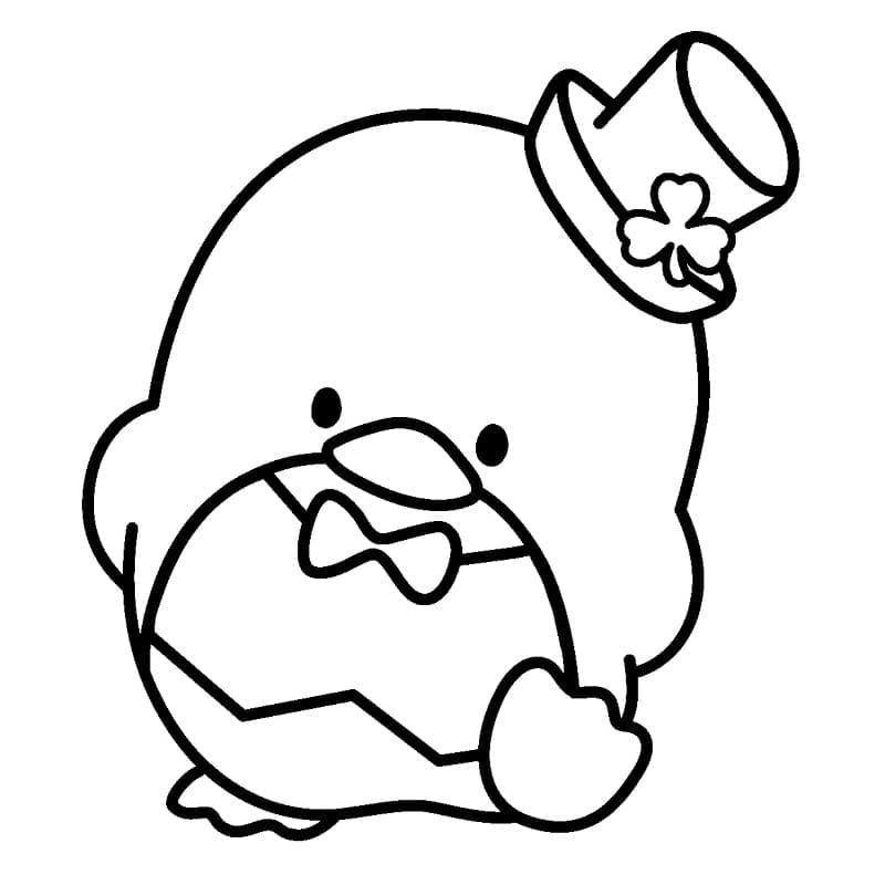 Coloriage Tuxedo Sam Pour les Enfants de 1 An