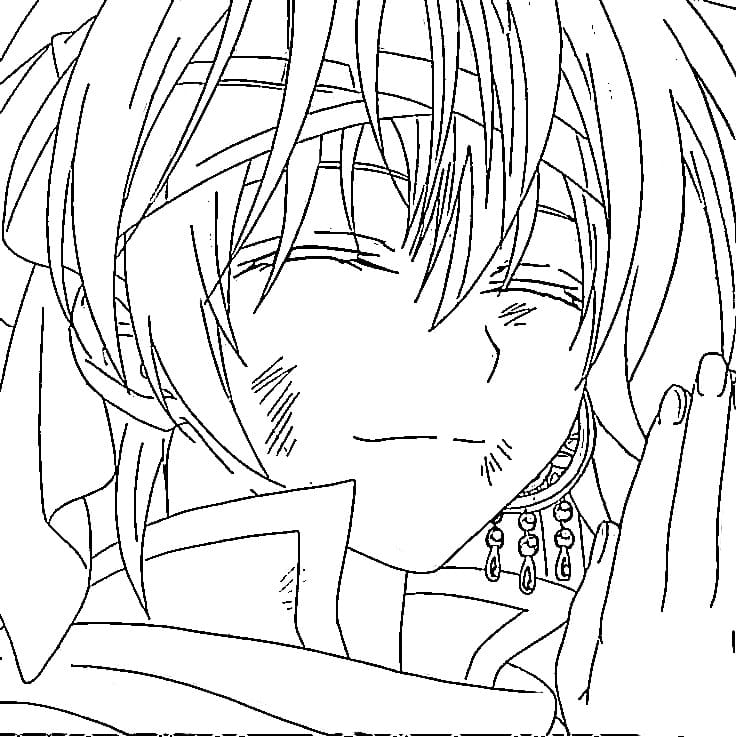 Coloriage Yoon Akatsuki no Yona