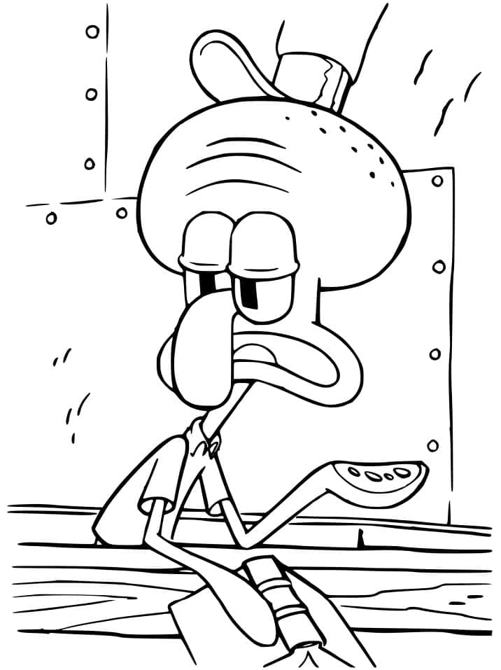Coloriage Carlo Tentacule Imprimable Gratuit Pour les Enfants