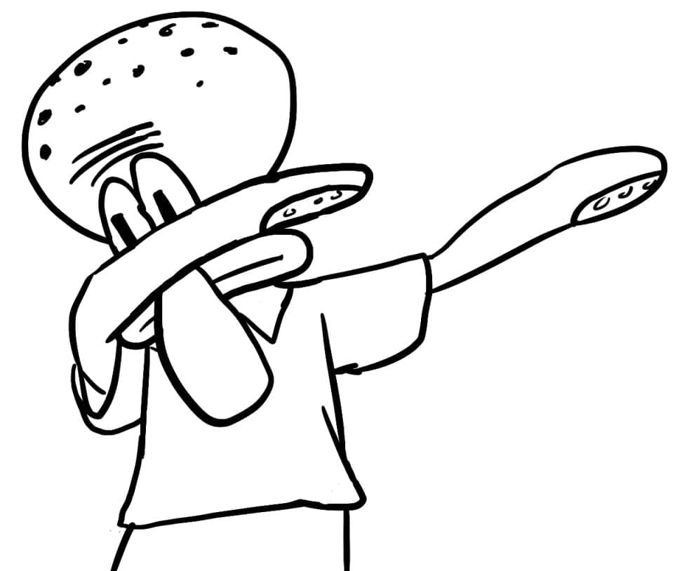 Coloriage Carlo Tentacule Pour les Enfants