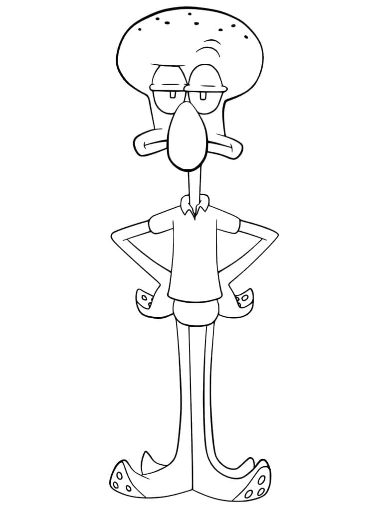 Coloriage Dessin de Carlo Tentacule