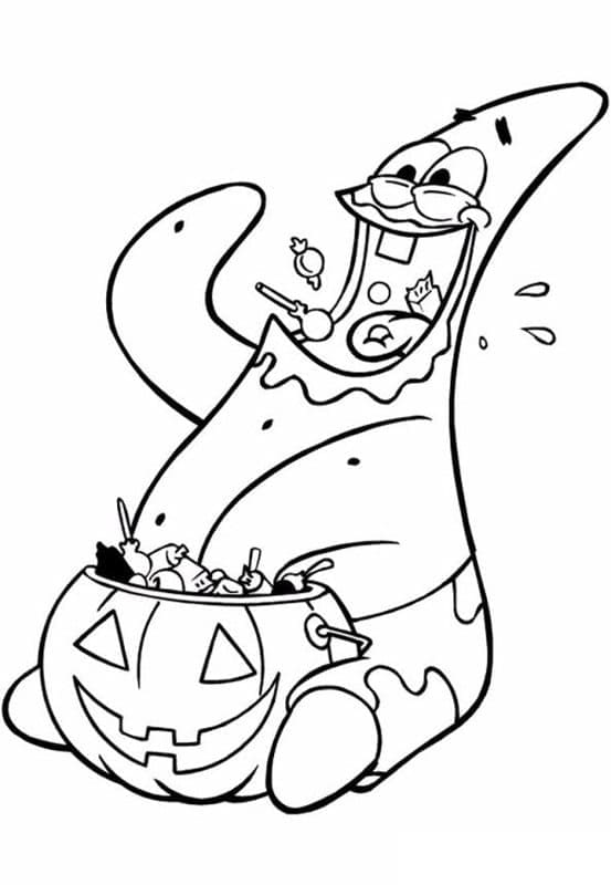 Coloriage Dessin de Patrick Étoile