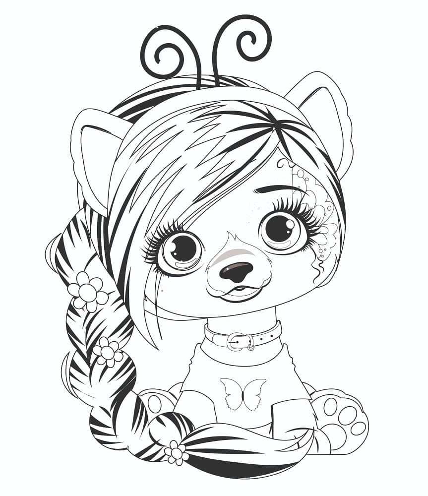 Coloriage Dessin de VIP Pets Gratuit