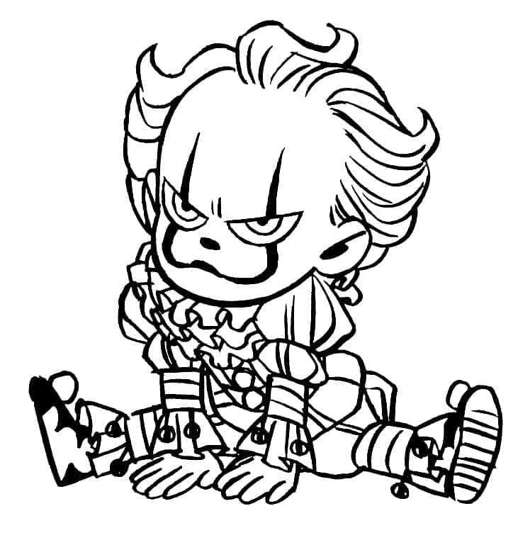 Coloriage Dessin Gratuit de Pennywise