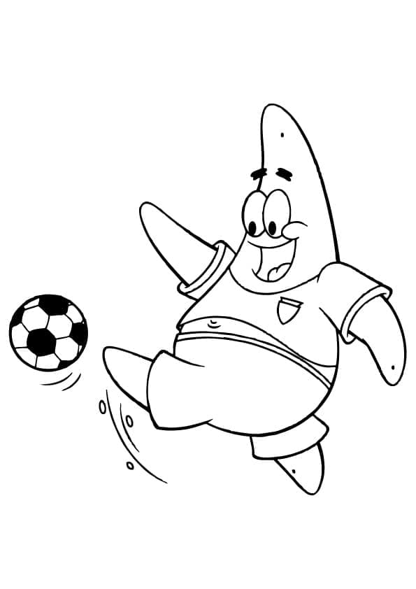 Coloriage Gratuit Patrick Étoile