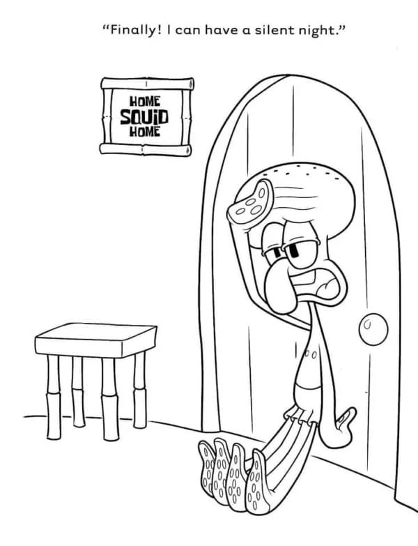 Coloriage Imprimable Gratuit Carlo Tentacule Pour Enfants