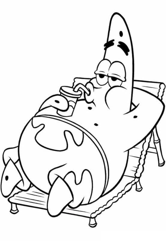 Coloriage Imprimable Patrick Étoile