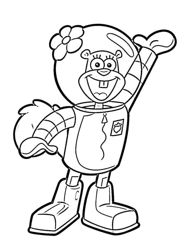 Coloriage Sandy Ecureuil Imprimer Sur ColoriageEnfant Com
