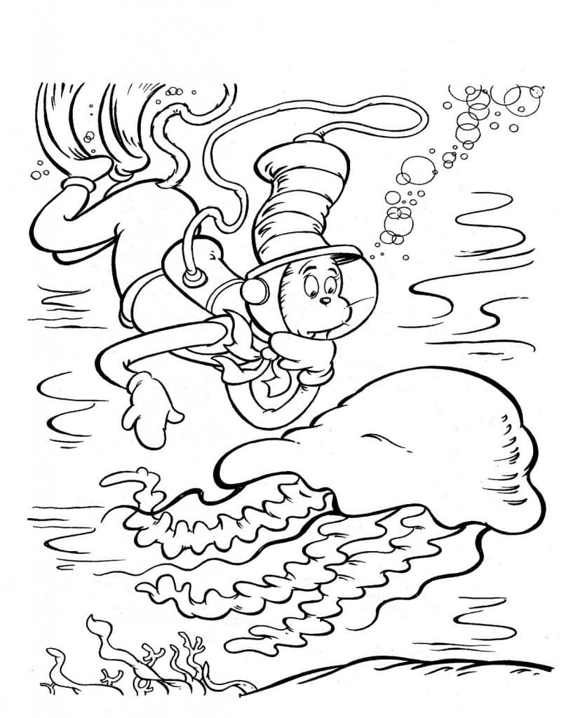 Coloriage Le Chat Chapeauté 4