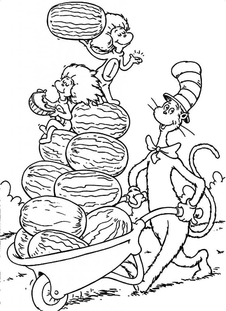 Coloriage Le Chat Chapeauté 6