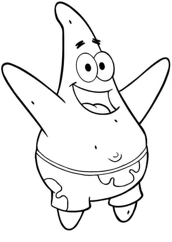 Coloriage Patrick Étoile