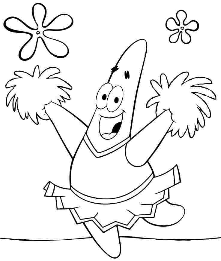 Coloriage Patrick Étoile Imprimable