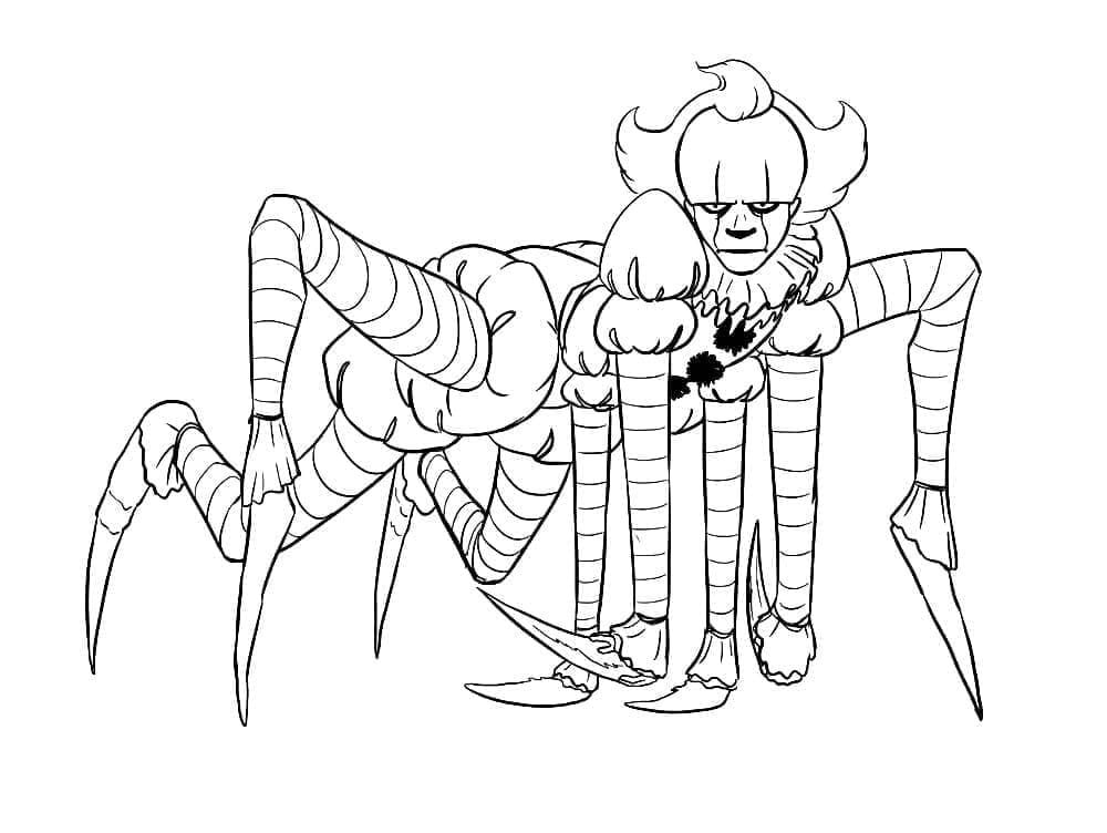 Coloriage Pennywise Gratuit Pour Enfants