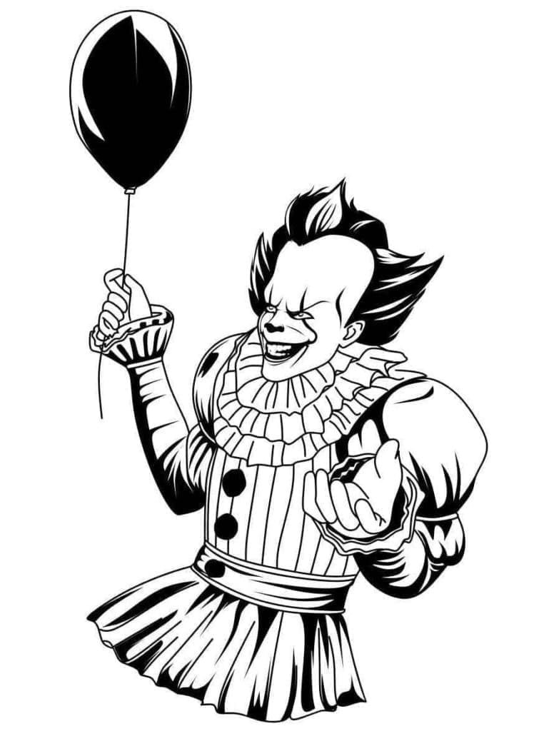 Coloriage Pennywise Gratuit
