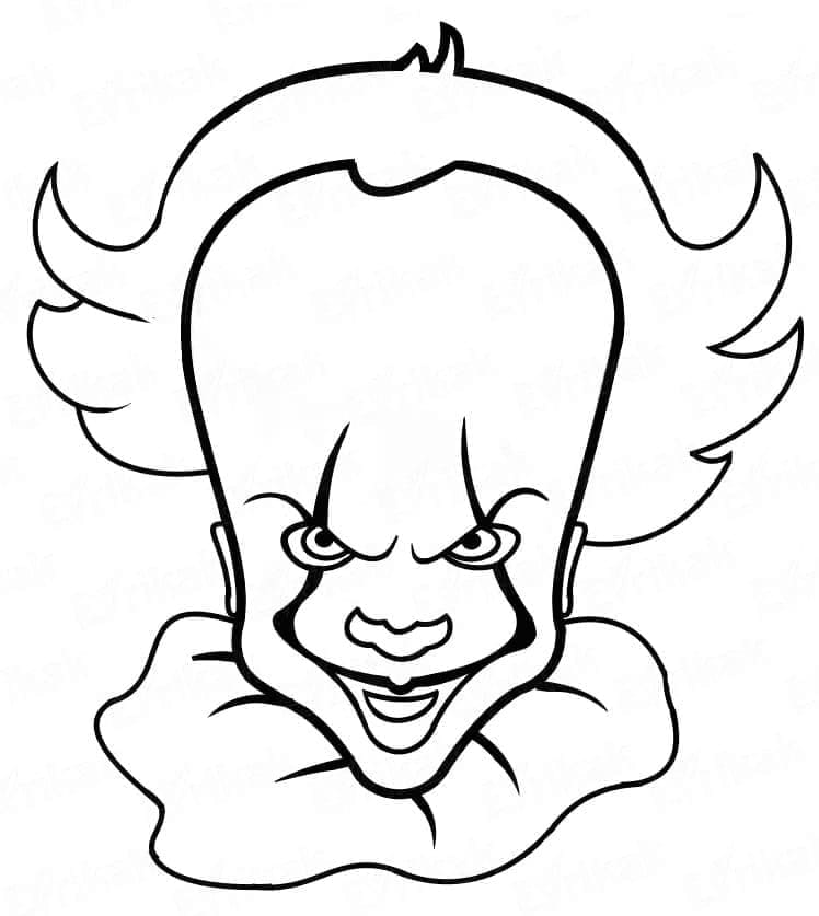 Coloriage Pennywise Imprimable Gratuit