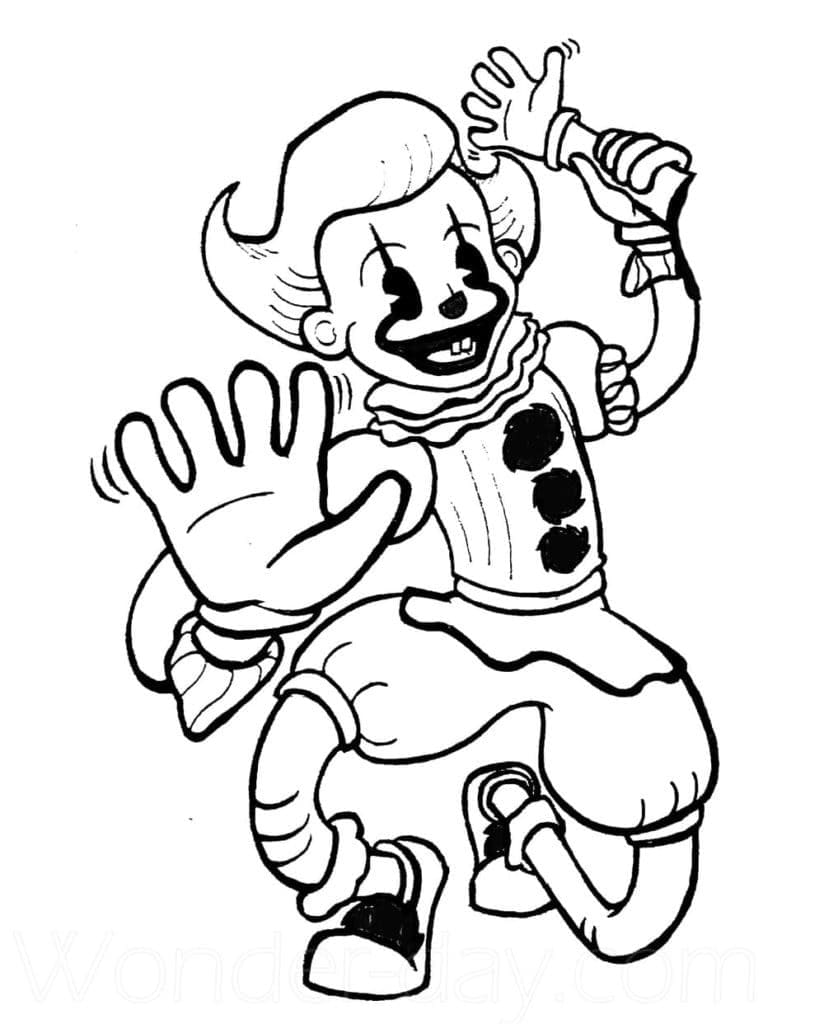 Coloriage Pennywise Imprimable