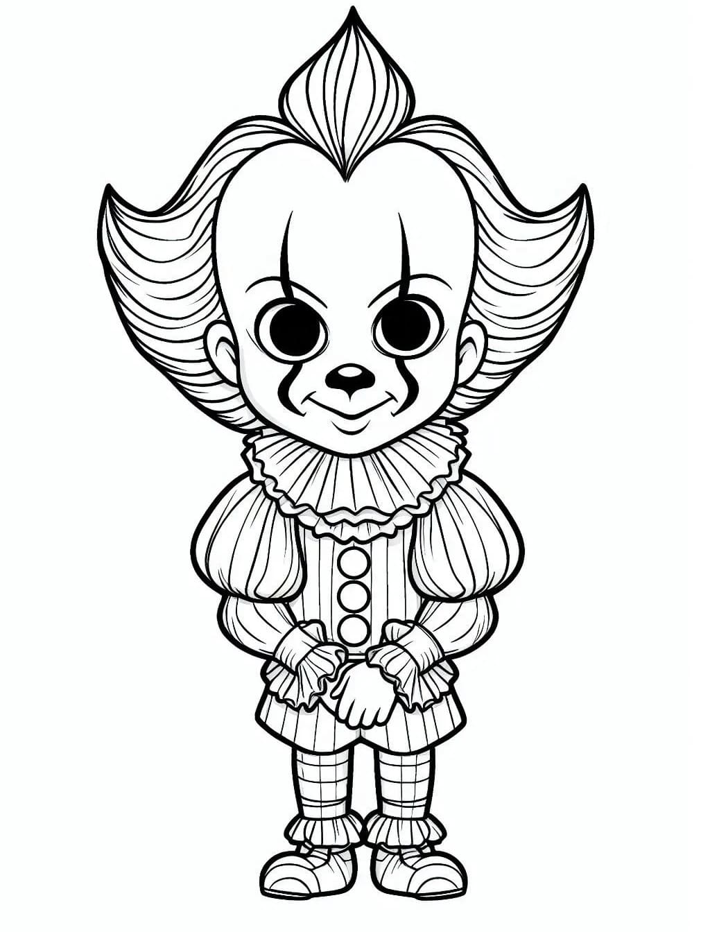 Coloriage Pennywise Mignon