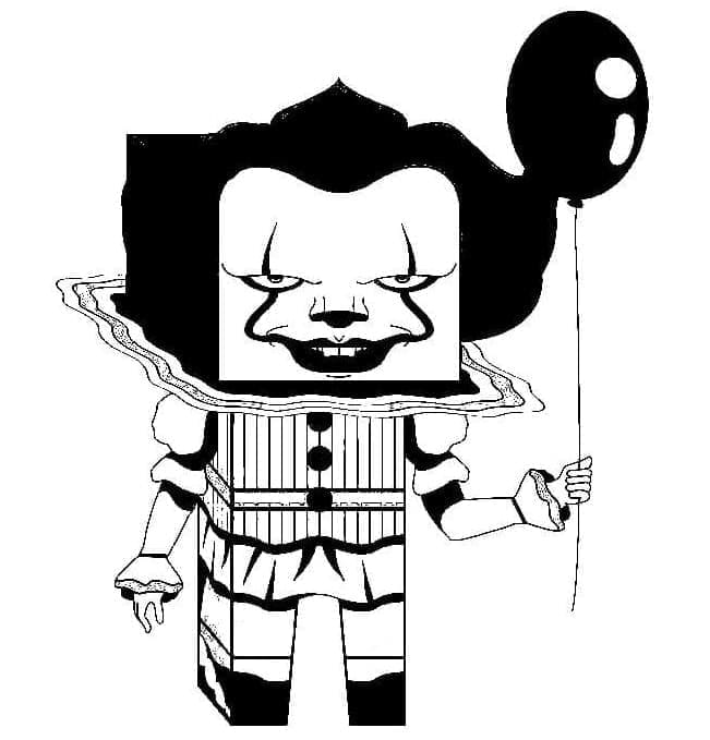 Coloriage Pennywise Roblox