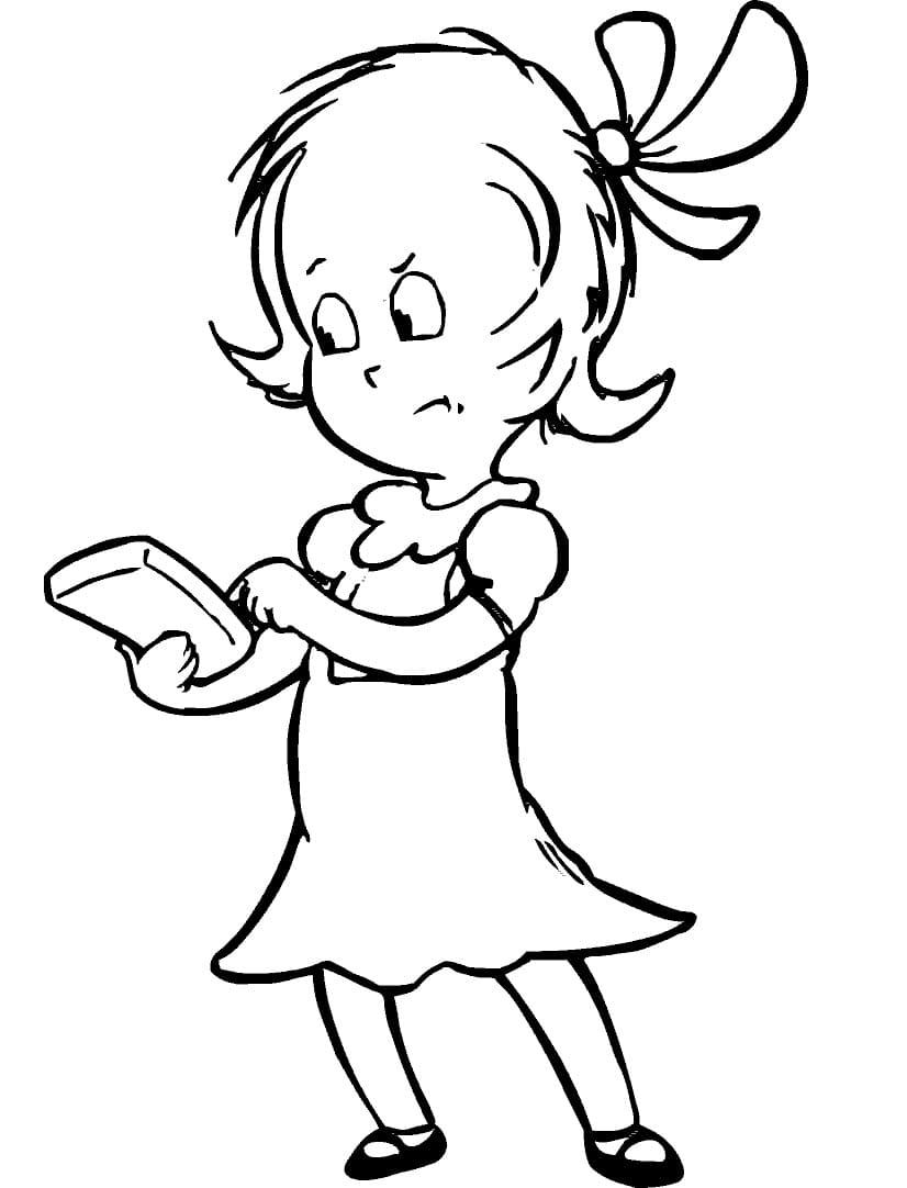 Coloriage Sally de Le Chat Chapeauté