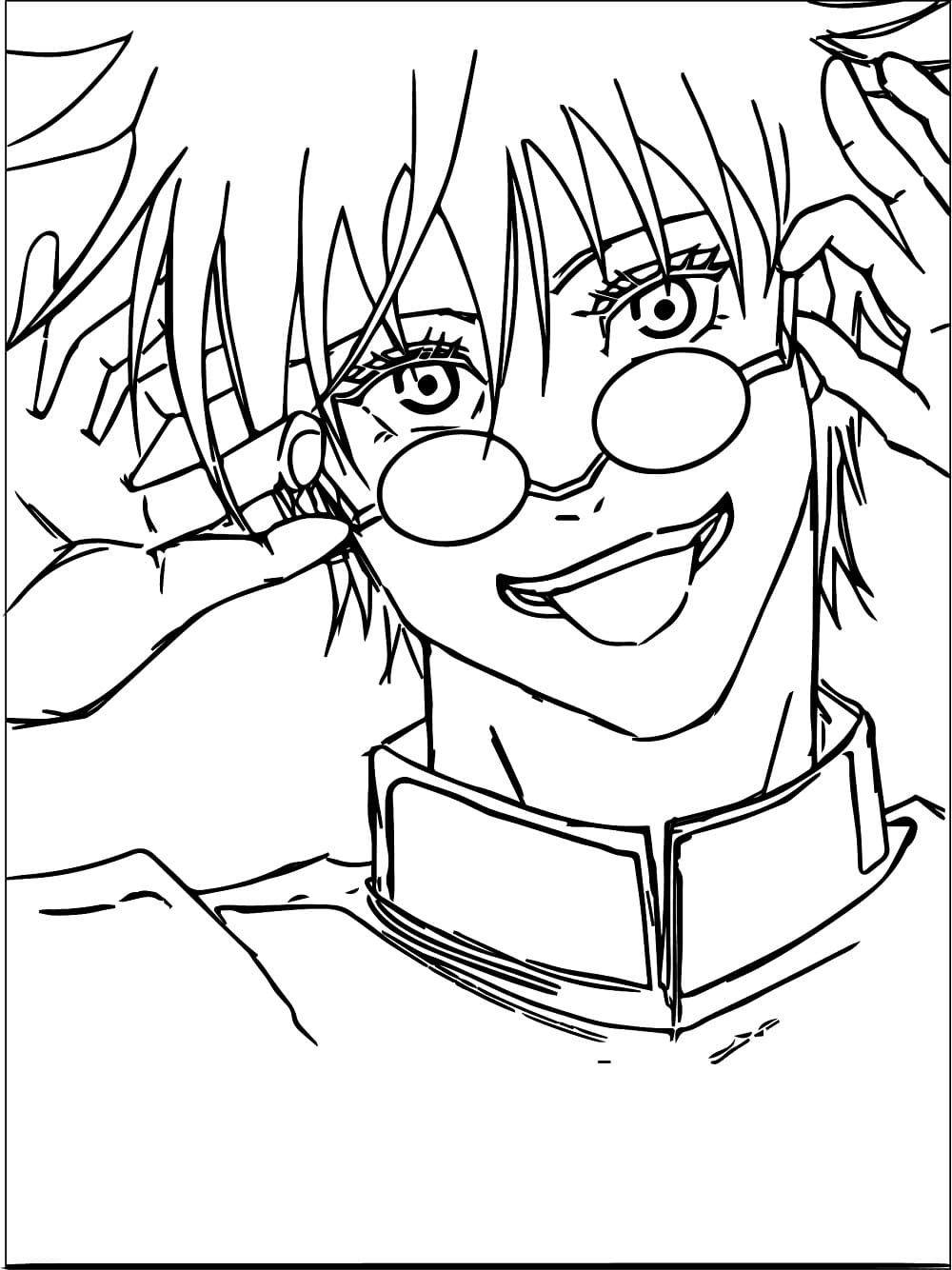 Coloriage Satoru Gojo Gratuit Pour les Enfants