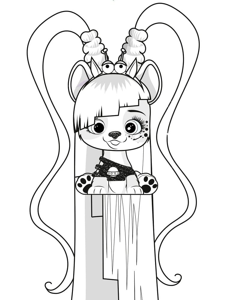 Coloriage VIP Pets Imprimable Gratuit Pour Enfants