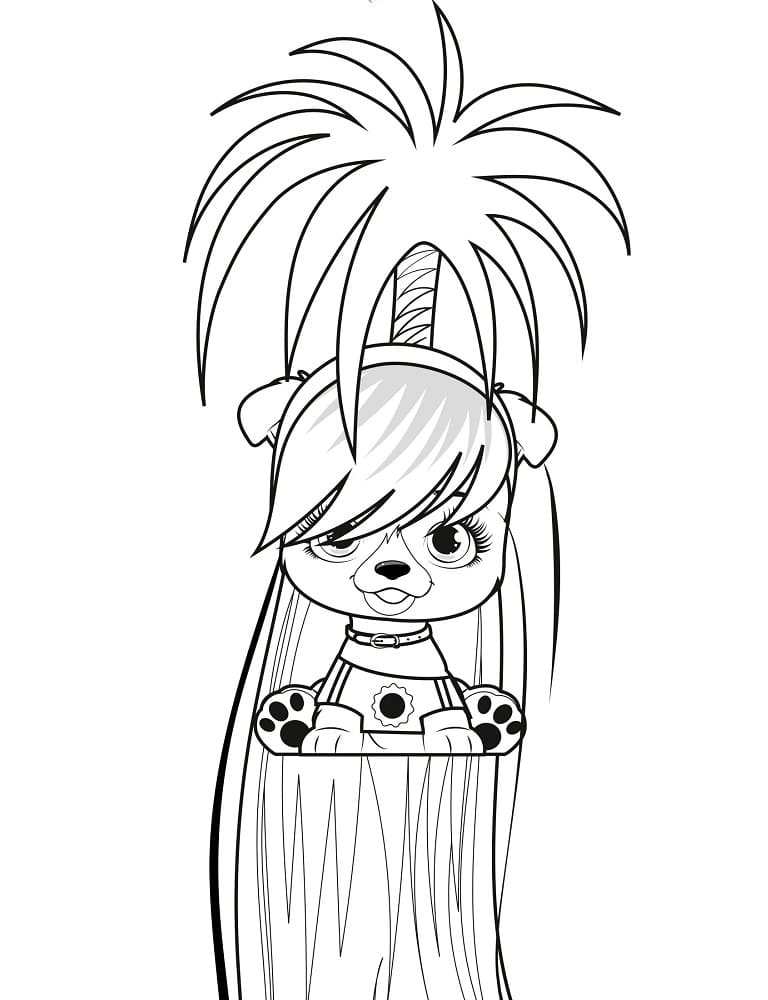Coloriage VIP Pets Imprimable Pour les Enfants