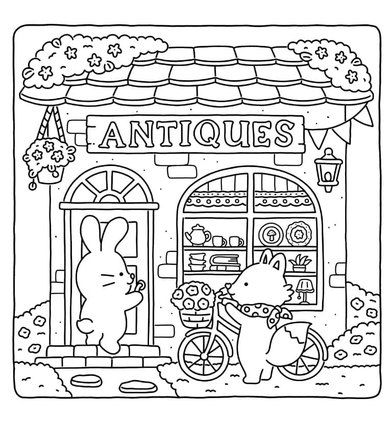 Coloriage Adorable Fuzzy Hygge