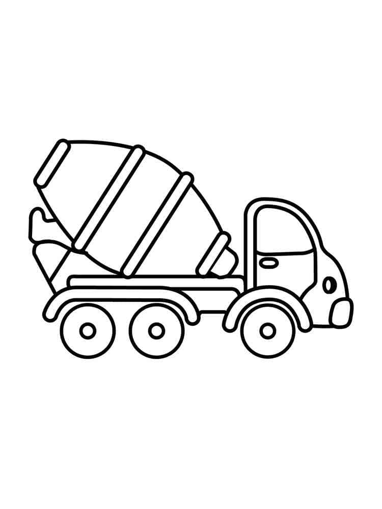 Coloriage Camion Toupie Normal