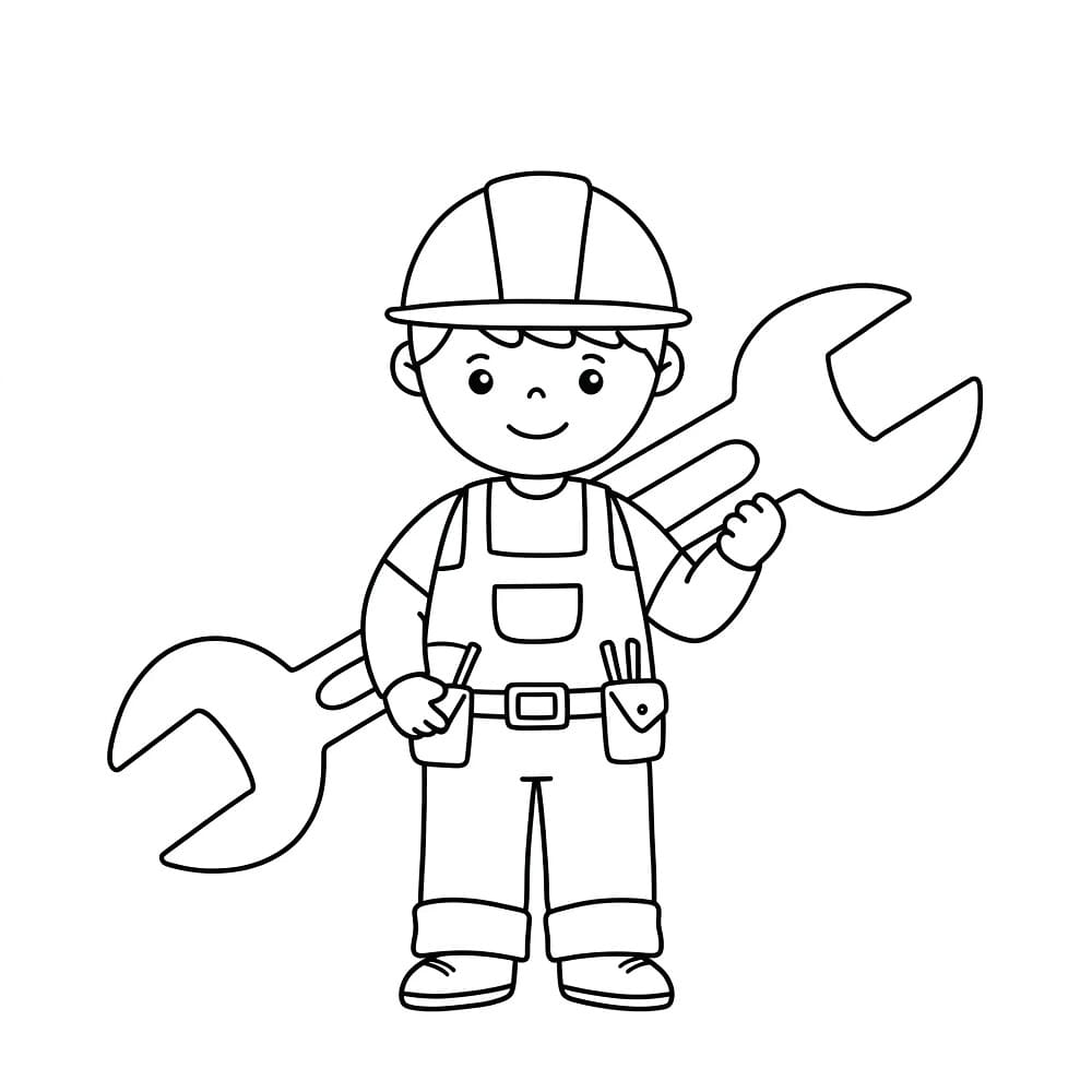 Coloriage Chantier 3