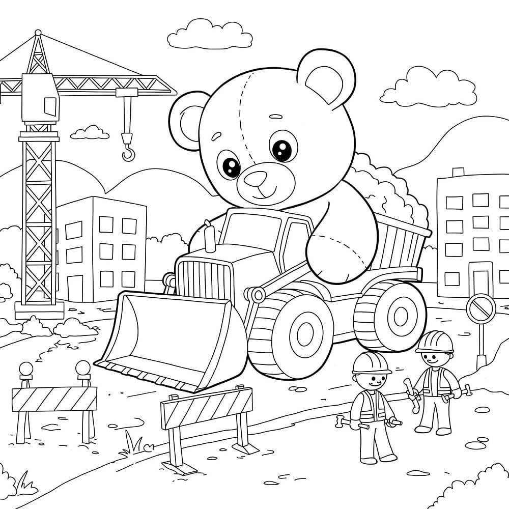 Coloriage Chantier 4