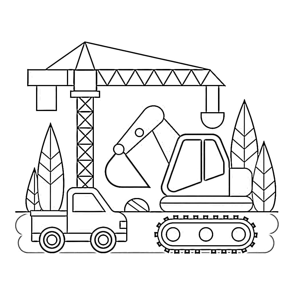 Coloriage Chantier 5