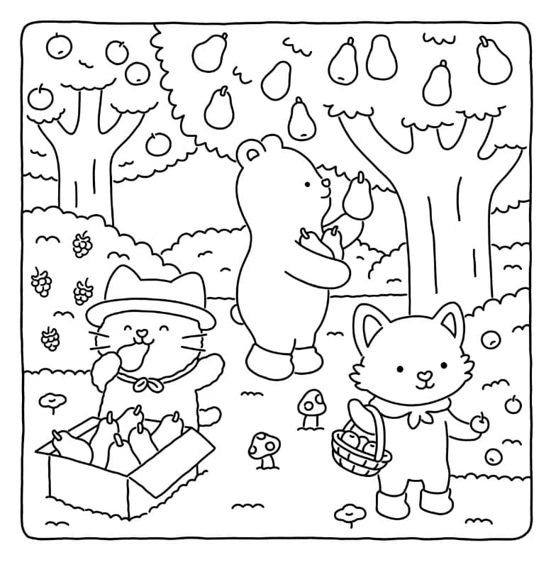 Coloriage Fuzzy Hygge 4