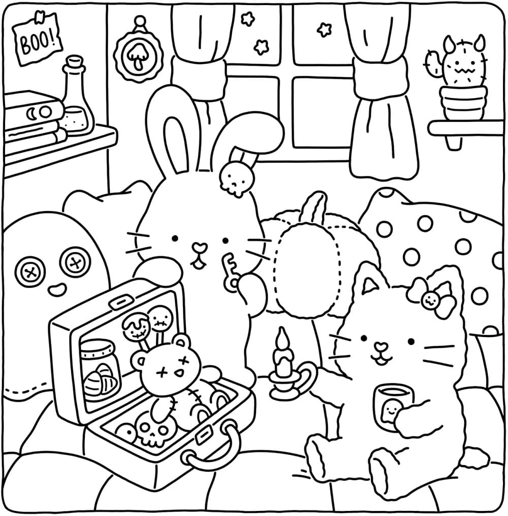 Coloriage Fuzzy Hygge 5