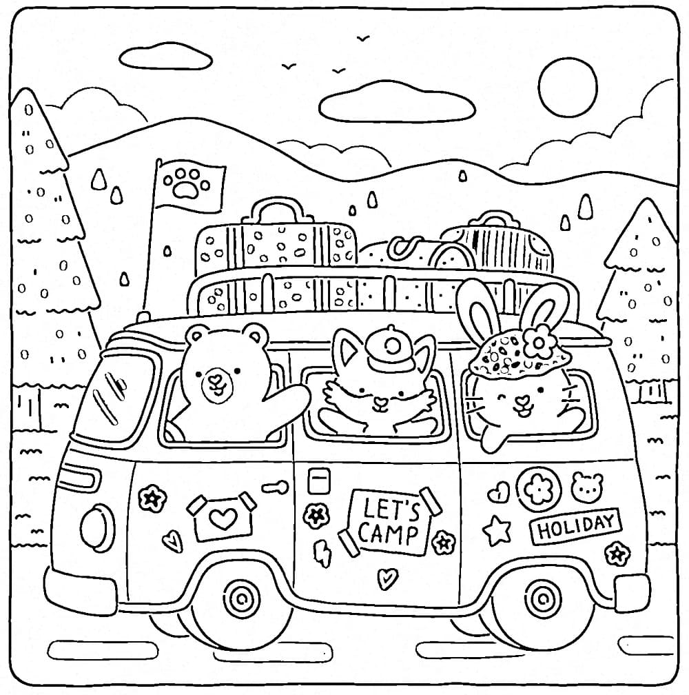 Coloriage Fuzzy Hygge 6