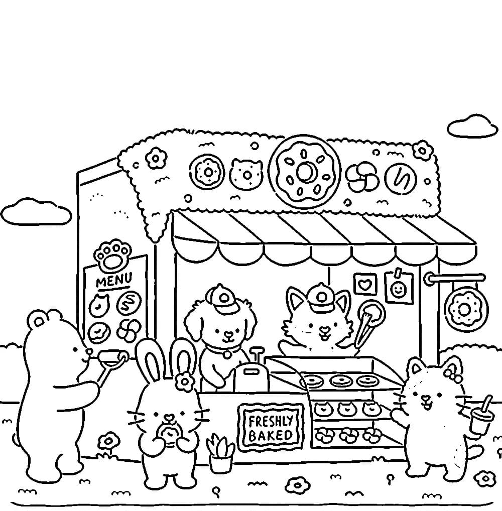 Coloriage Fuzzy Hygge Imprimable Gratuit