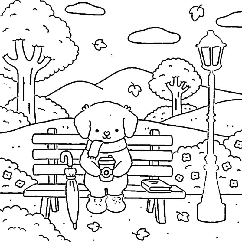 Coloriage Fuzzy Hygge Pour Enfants