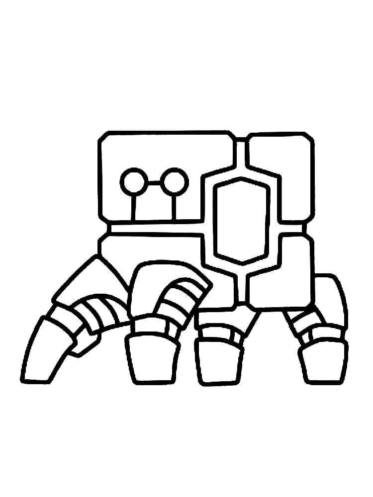 Coloriage Geometry Dash 1