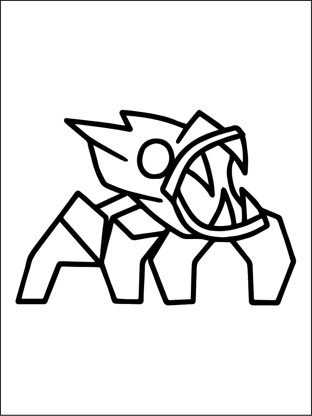 Coloriage Geometry Dash 3