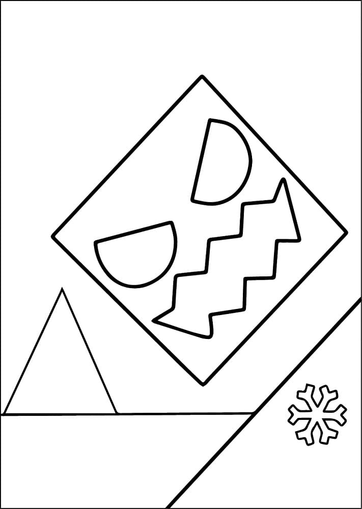 Coloriage Geometry Dash Pour Enfants
