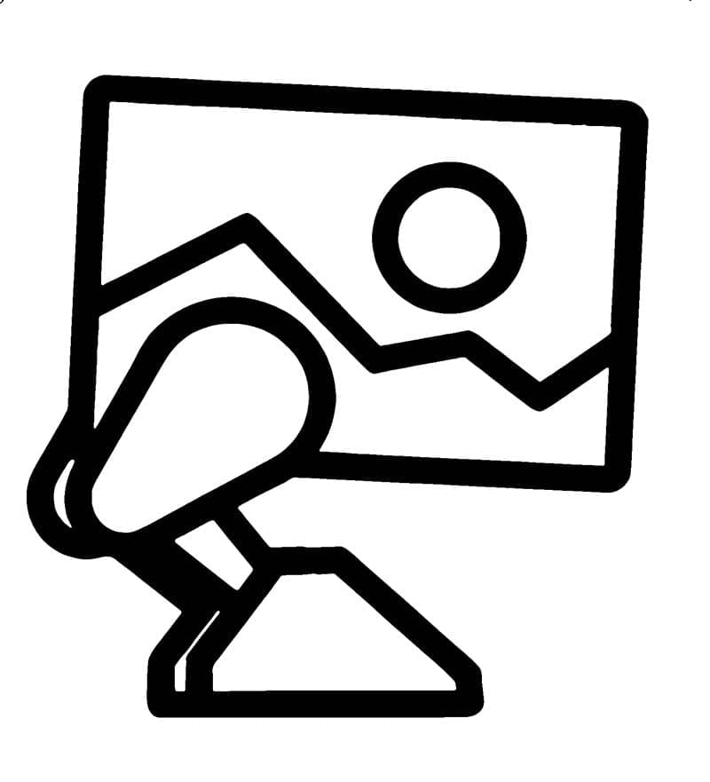 Coloriage Geometry Dash Pour les Enfants de 2 Ans