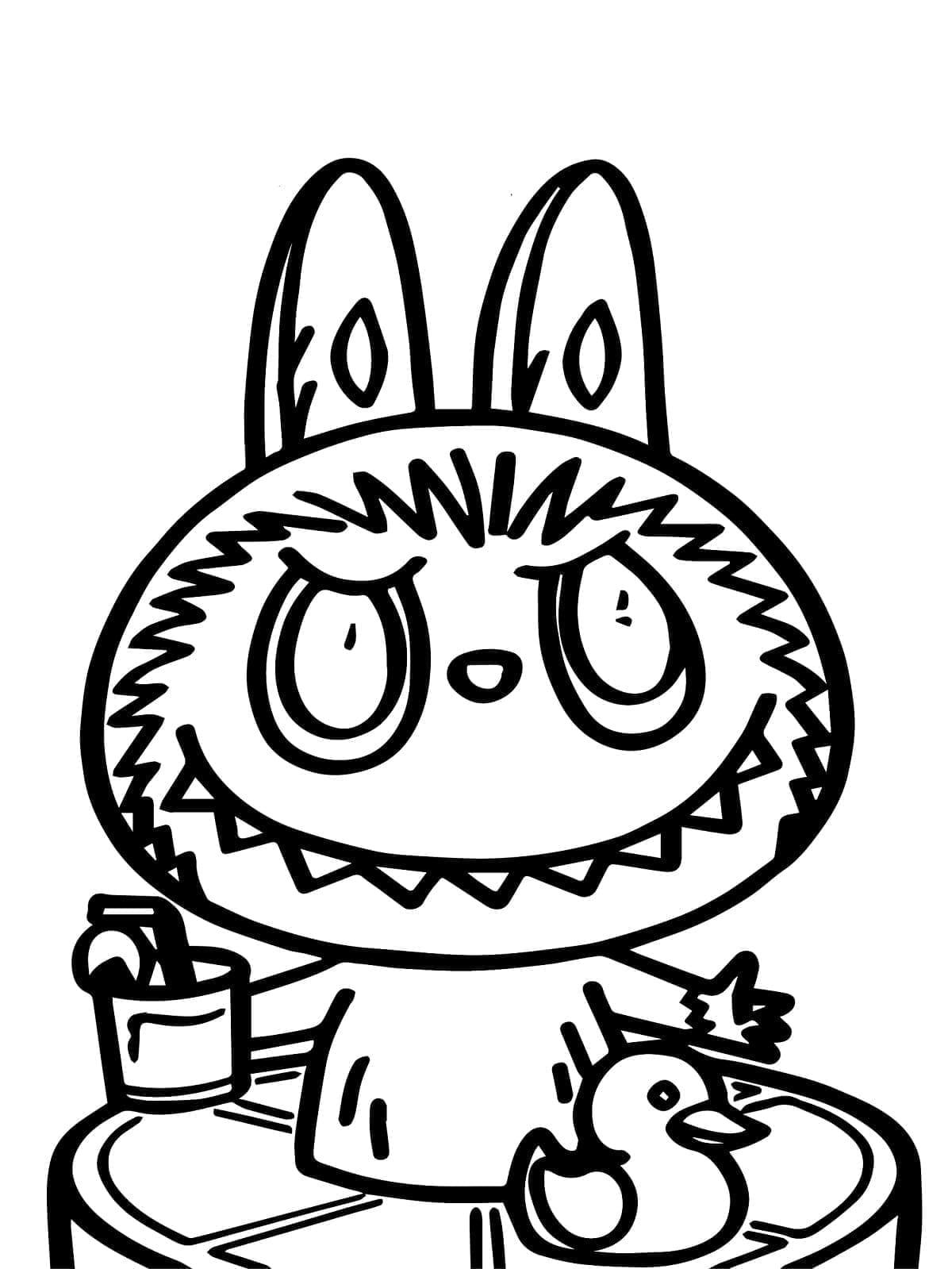 Coloriage Gratuit Labubu Pour Enfants