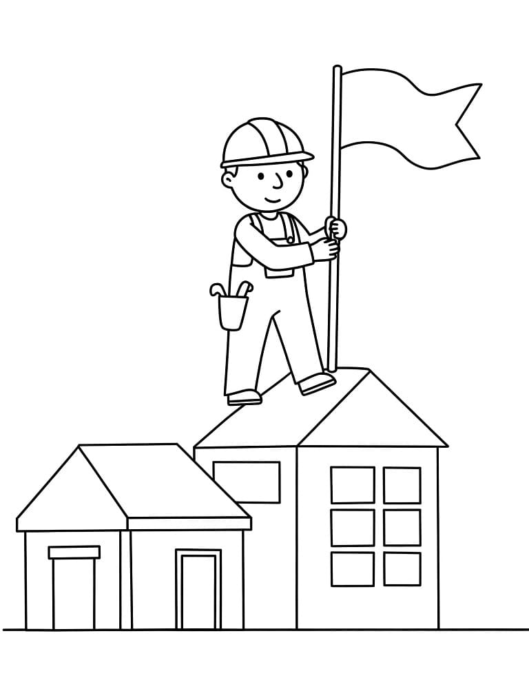 Coloriage Imprimable Chantier